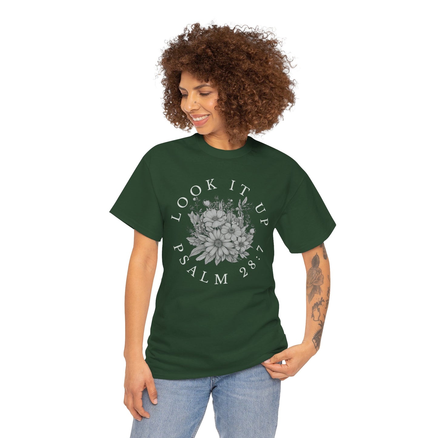 Psalm 28:7 Look It Up Tee