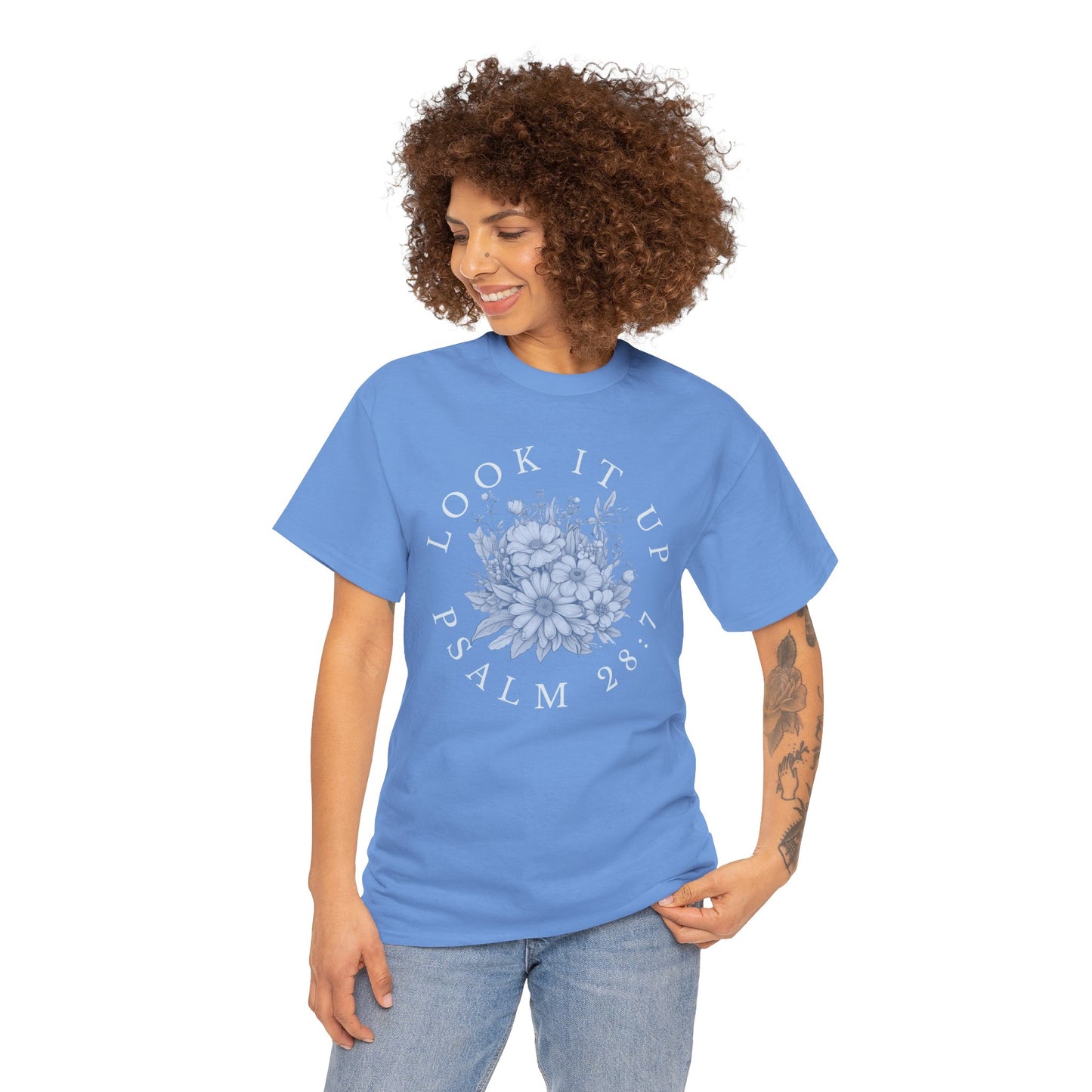 Psalm 28:7 Look It Up Tee