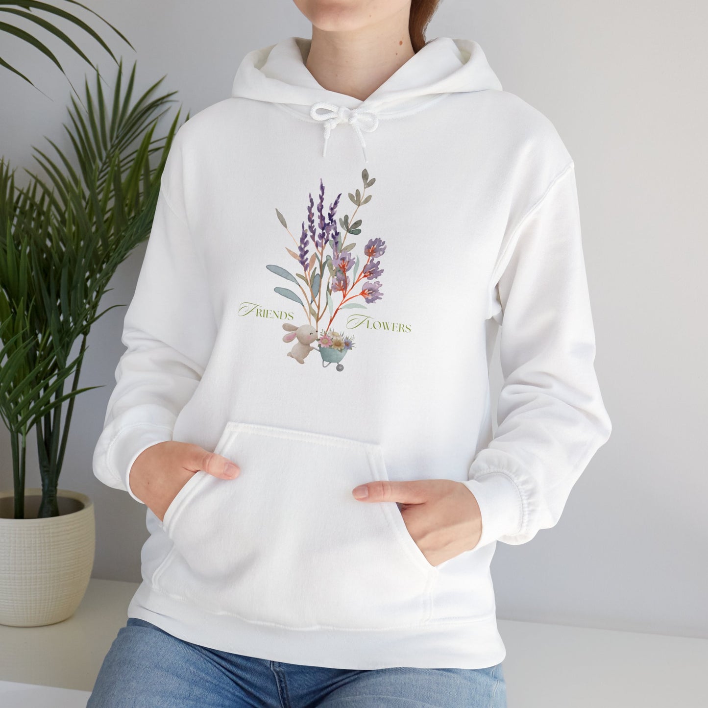 Friends and Flowers Hoodie