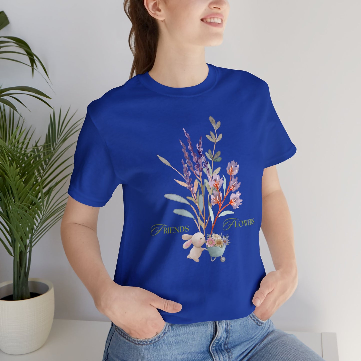 Friends and Flowers Jersey Tee