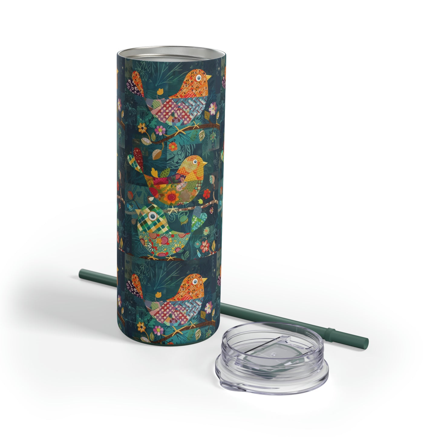 Quilted Birdie Tumbler, 20oz