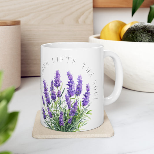 Lavender Lifts The Soul Mug