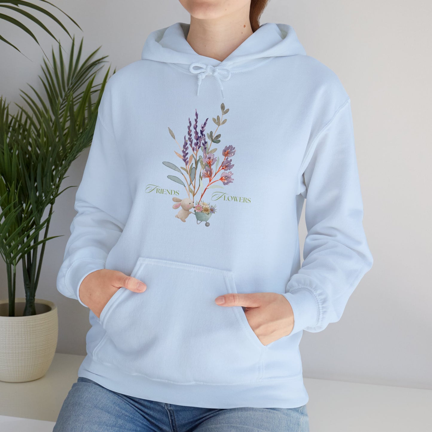 Friends and Flowers Hoodie