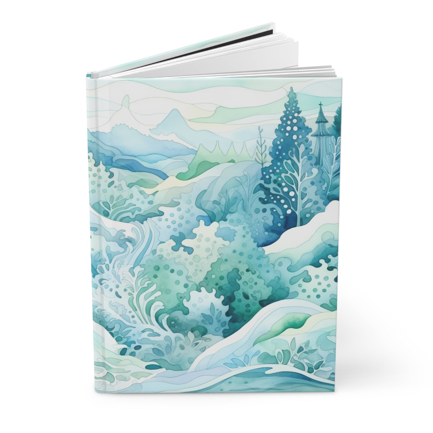 Winter Waves Hardcover Journal