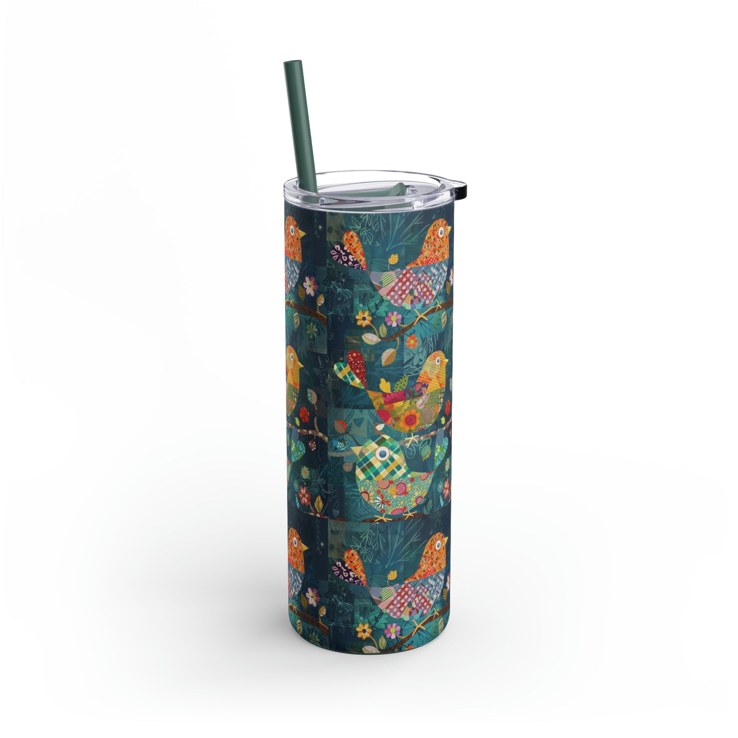 Quilted Birdie Tumbler, 20oz