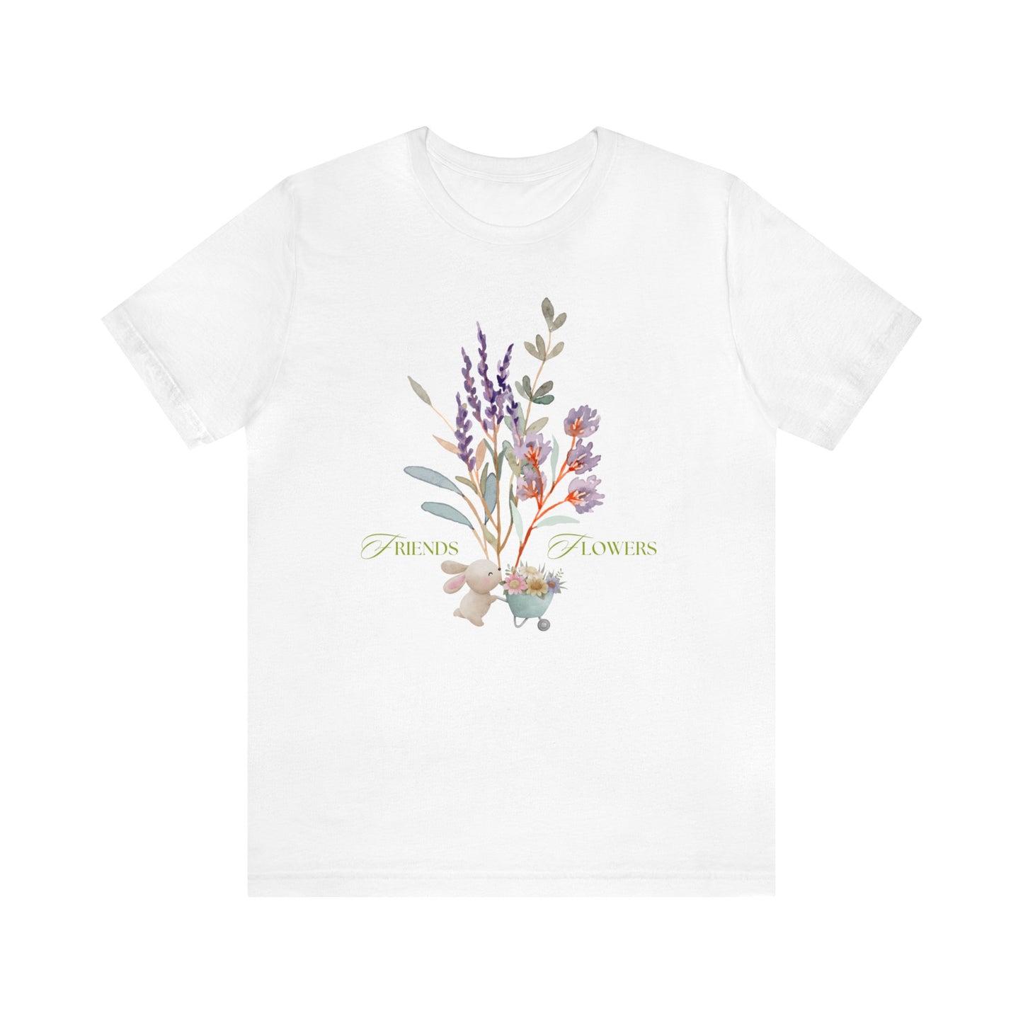 Friends and Flowers Jersey Tee