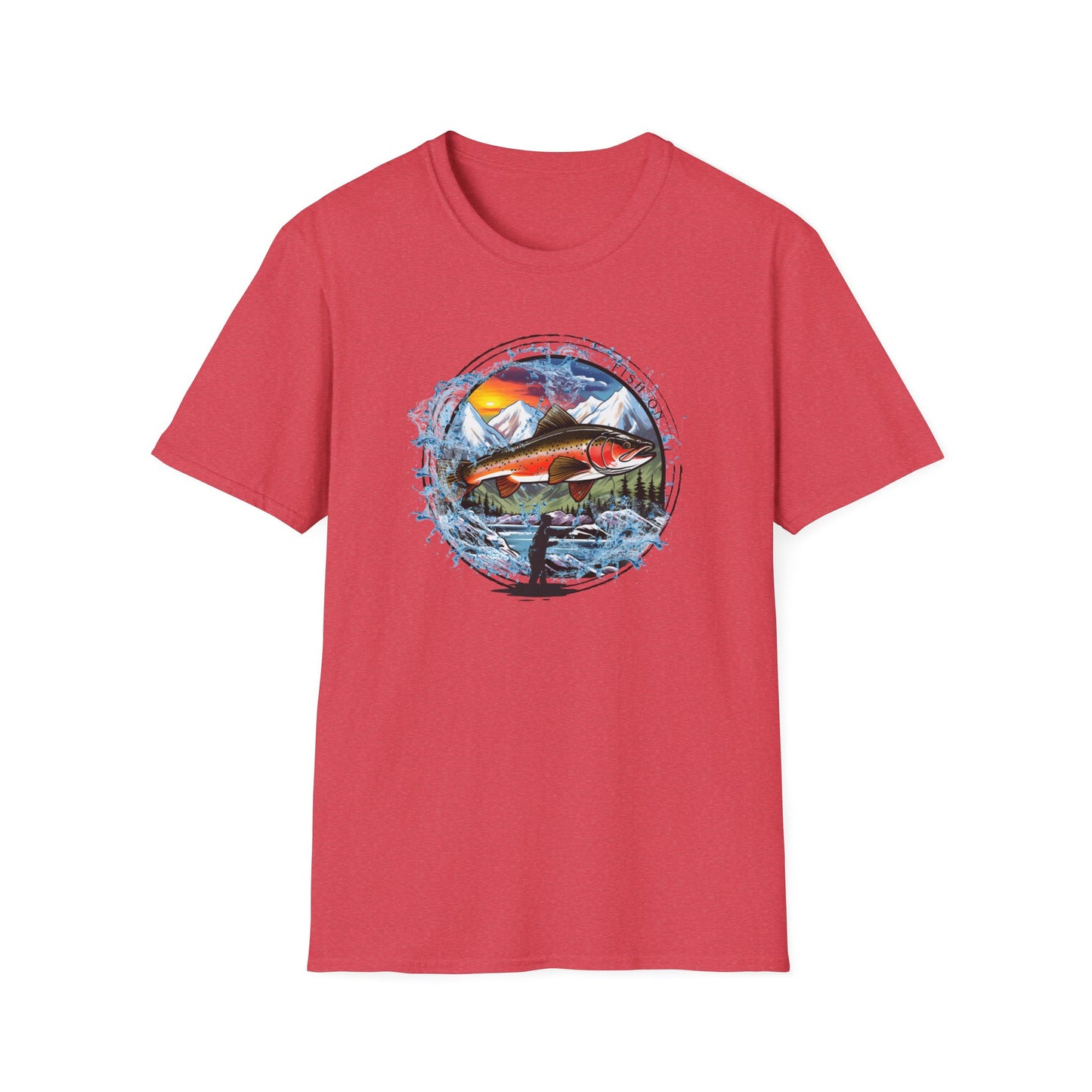 Fish On Unisex Softstyle T-Shirt