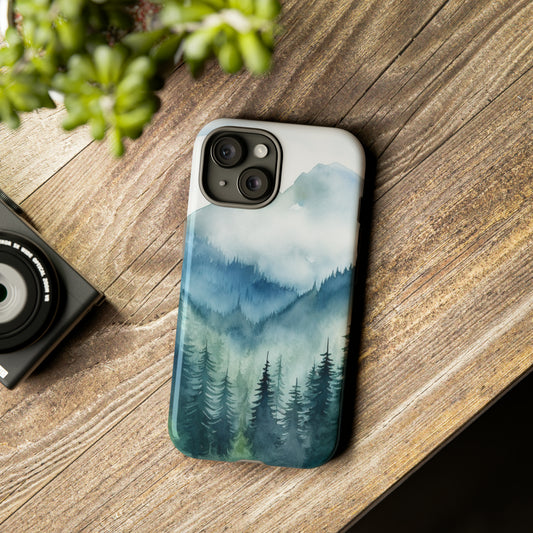 Misty Mountain iPhone Tough Case