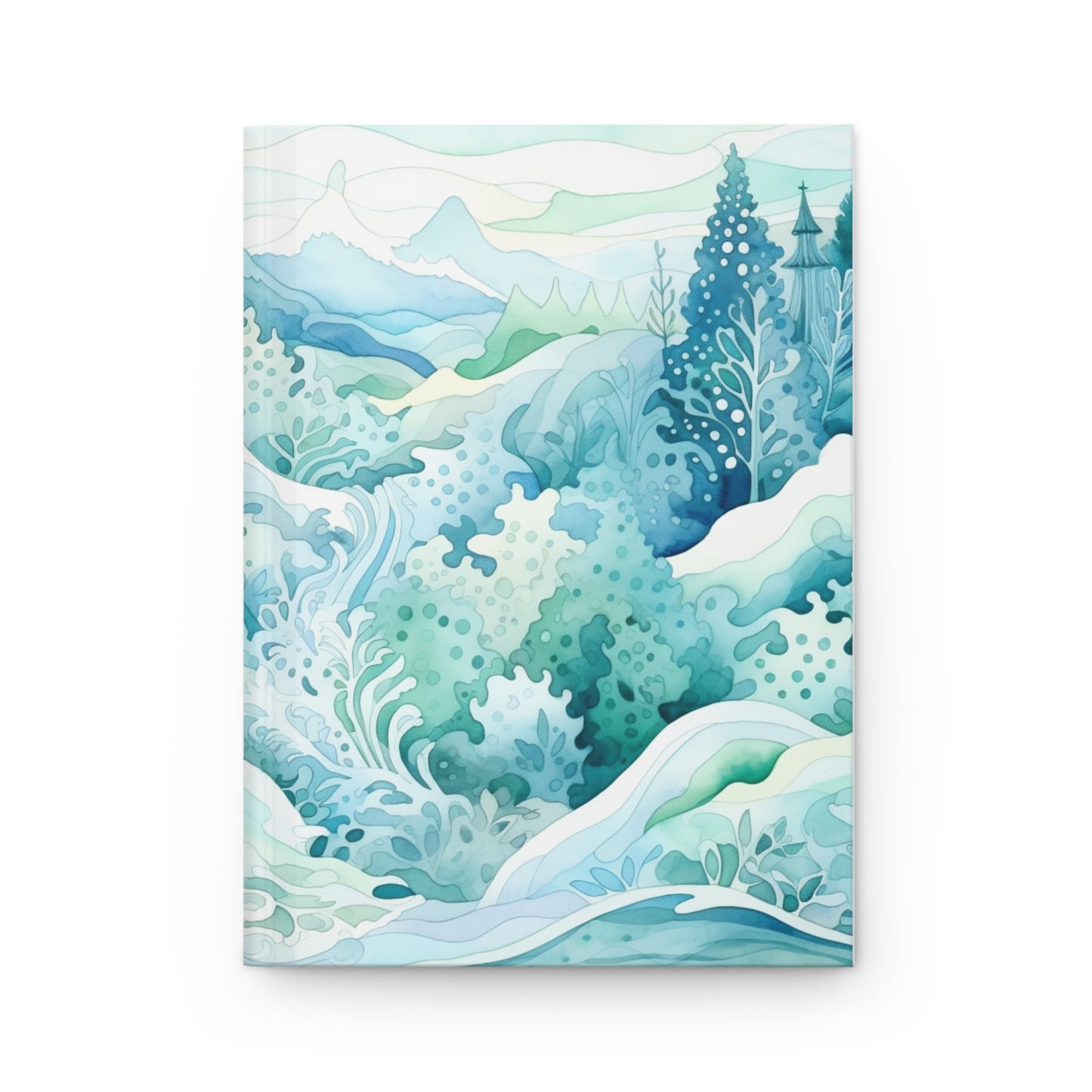 Winter Waves Hardcover Journal