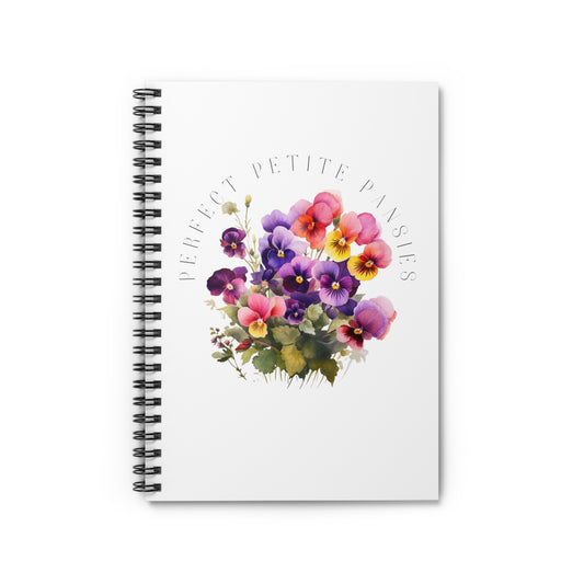 Perfect Petite Pansies Notebook