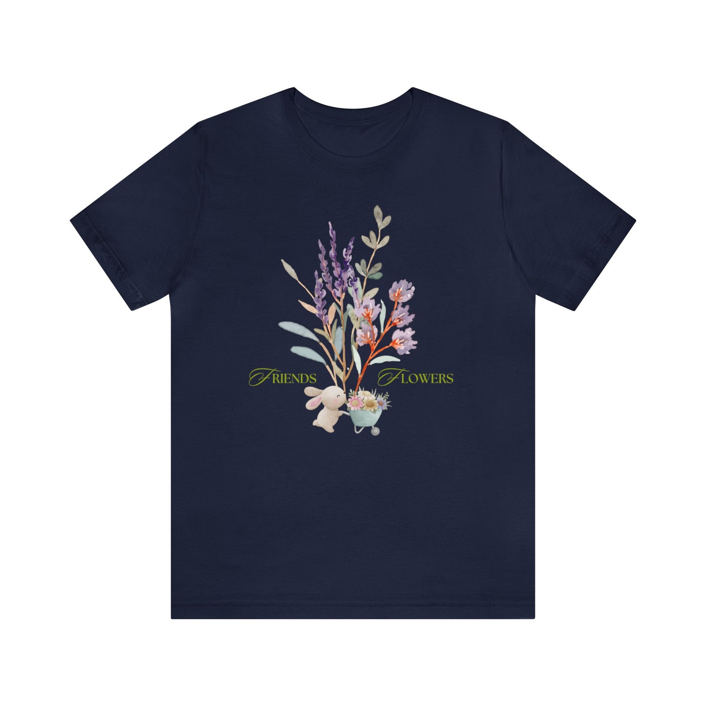 Friends and Flowers Jersey Tee