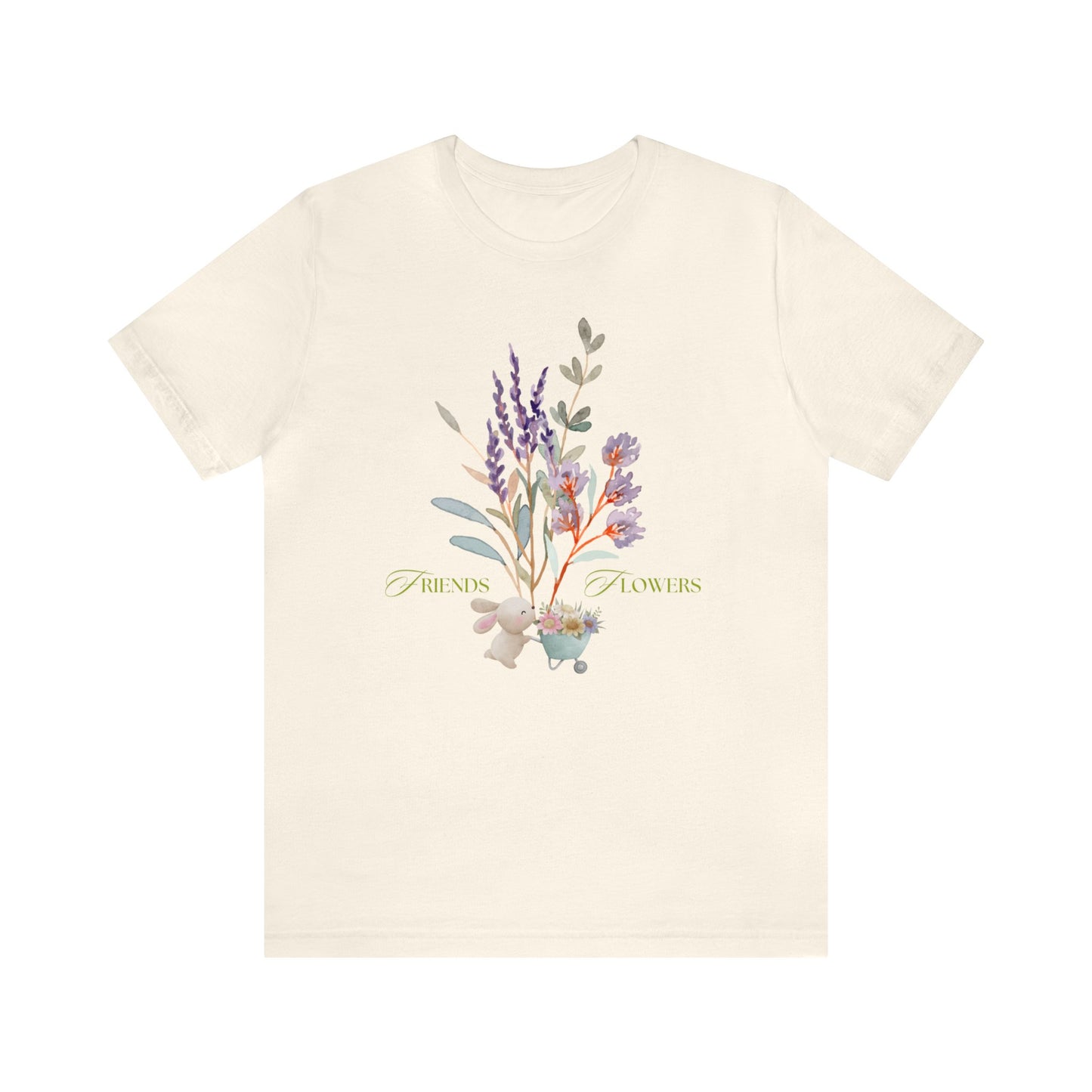 Friends and Flowers Jersey Tee