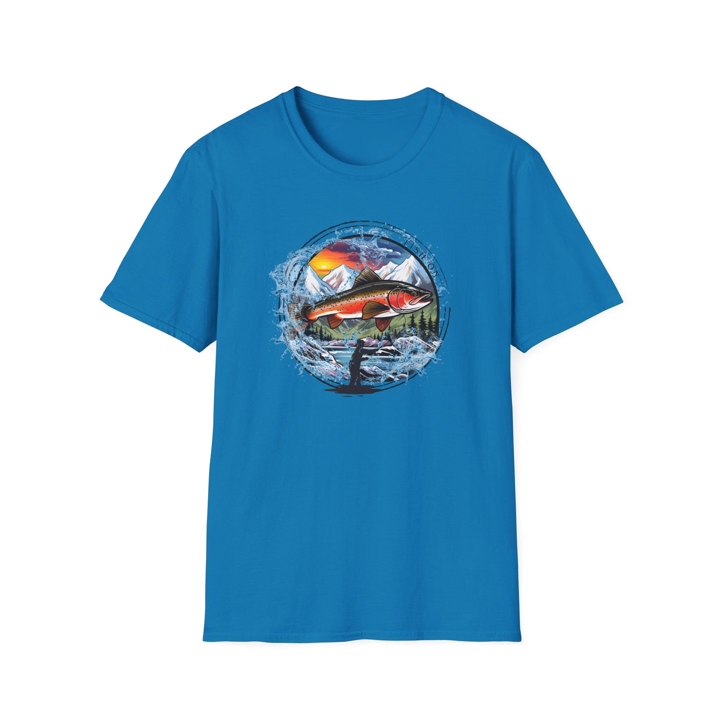 Fish On Unisex Softstyle T-Shirt