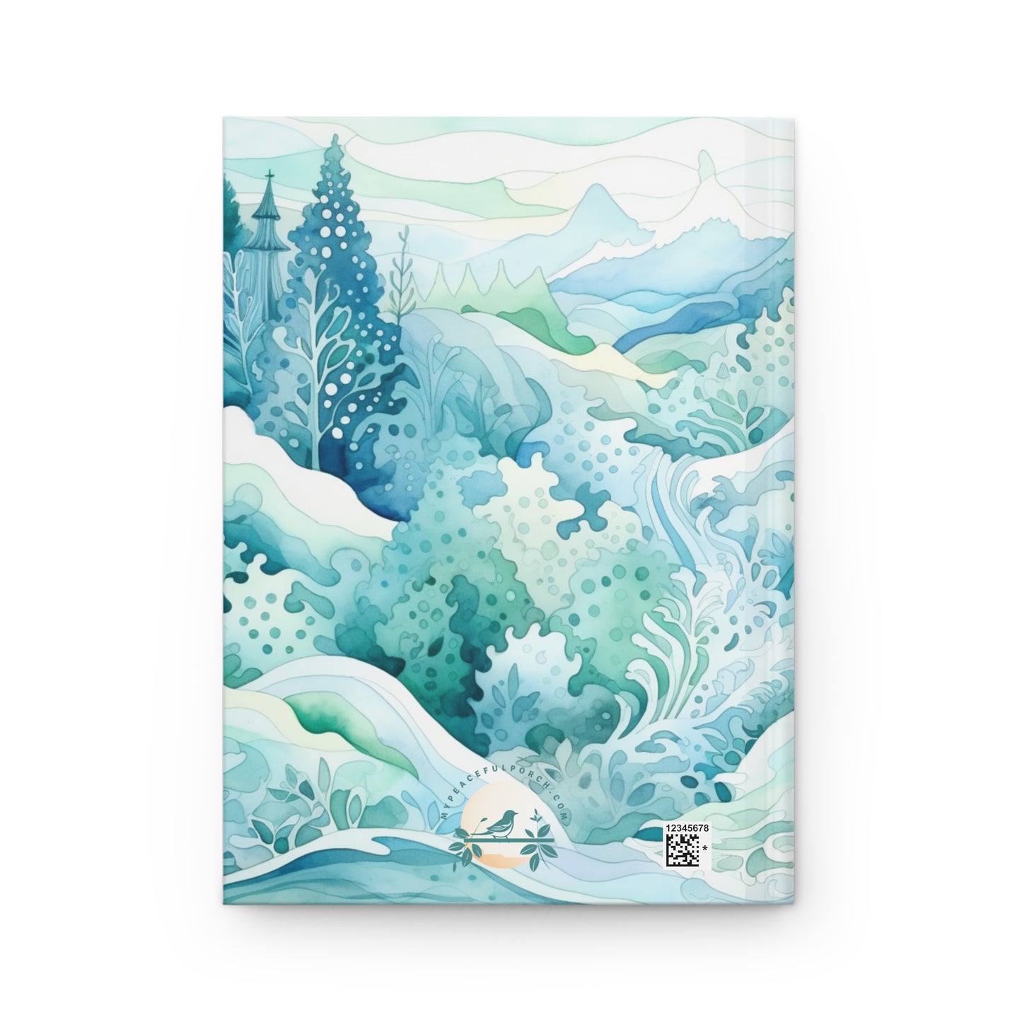 Winter Waves Hardcover Journal