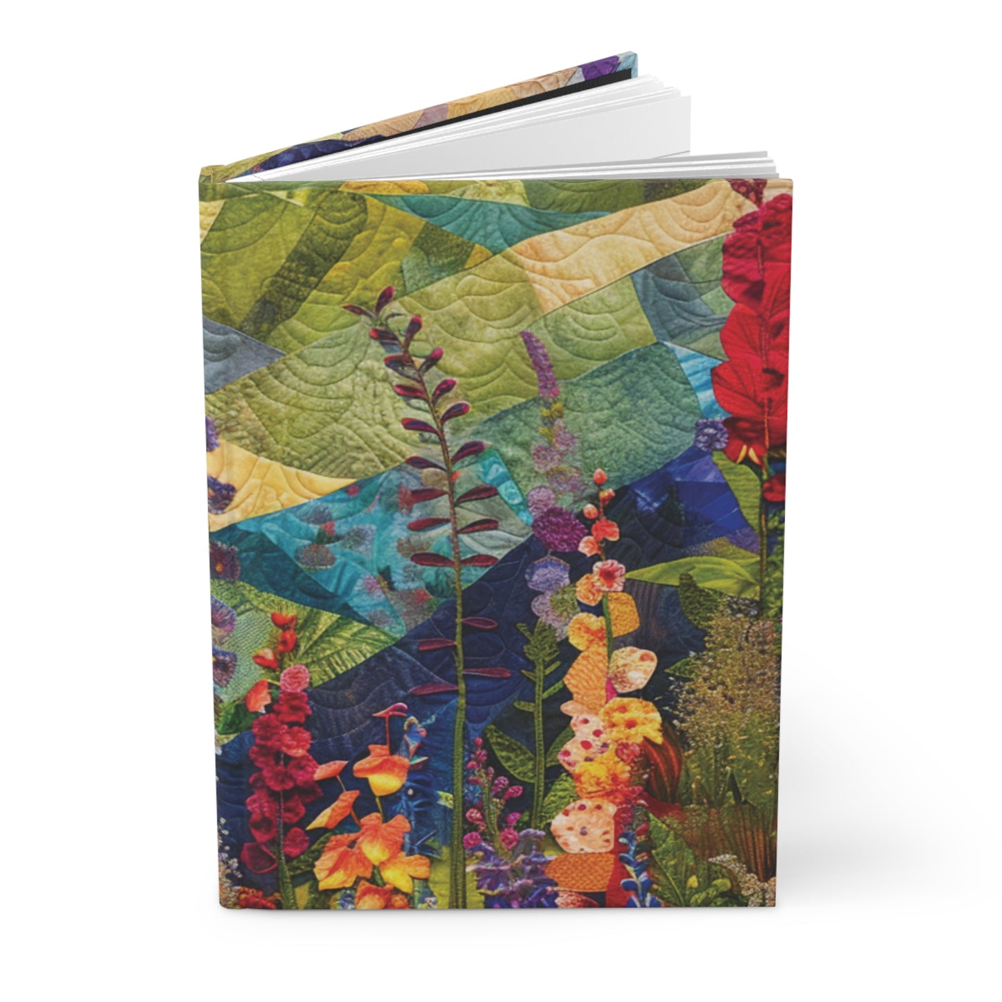 Mock Quilted Patchwork Hardcover Journal