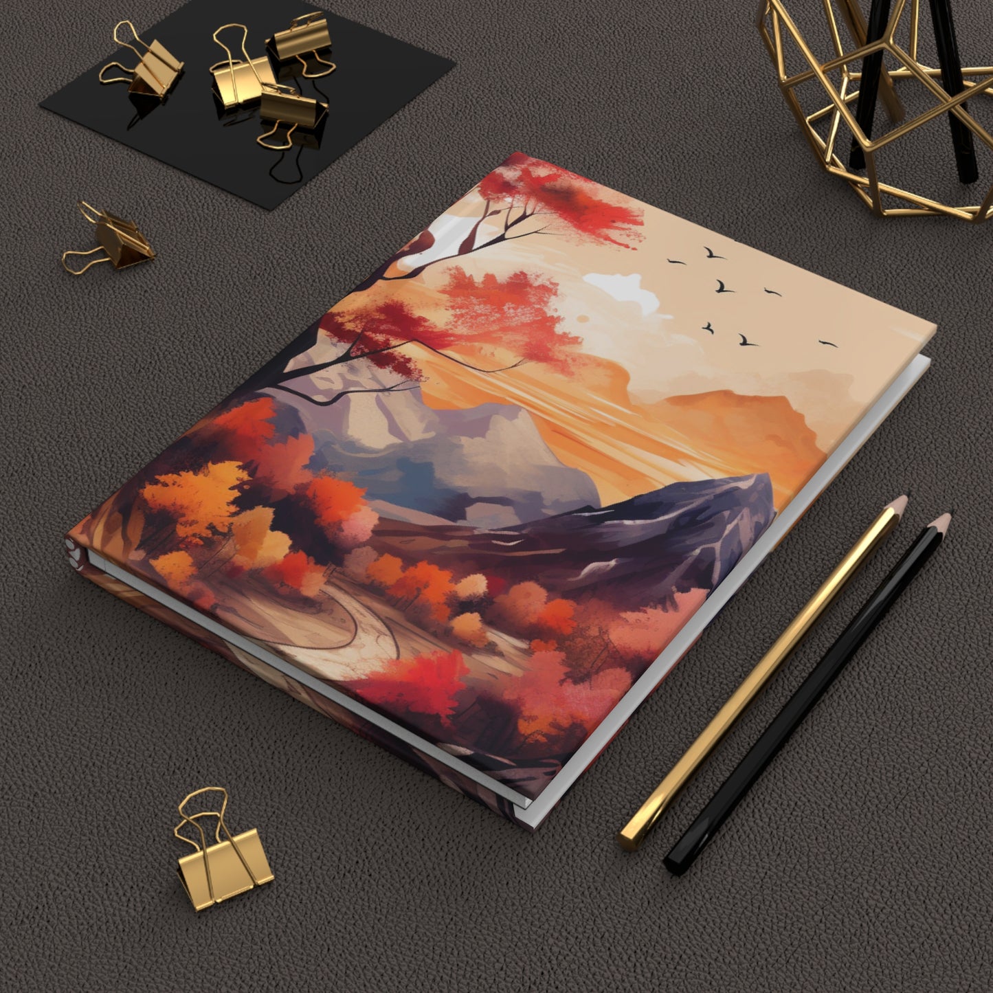 Autumn Mountains Hardcover Journal