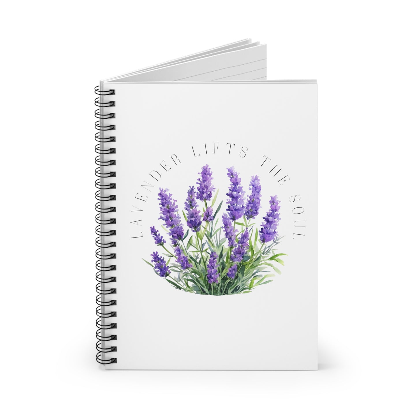 Lavender Lifts The Soul Notebook