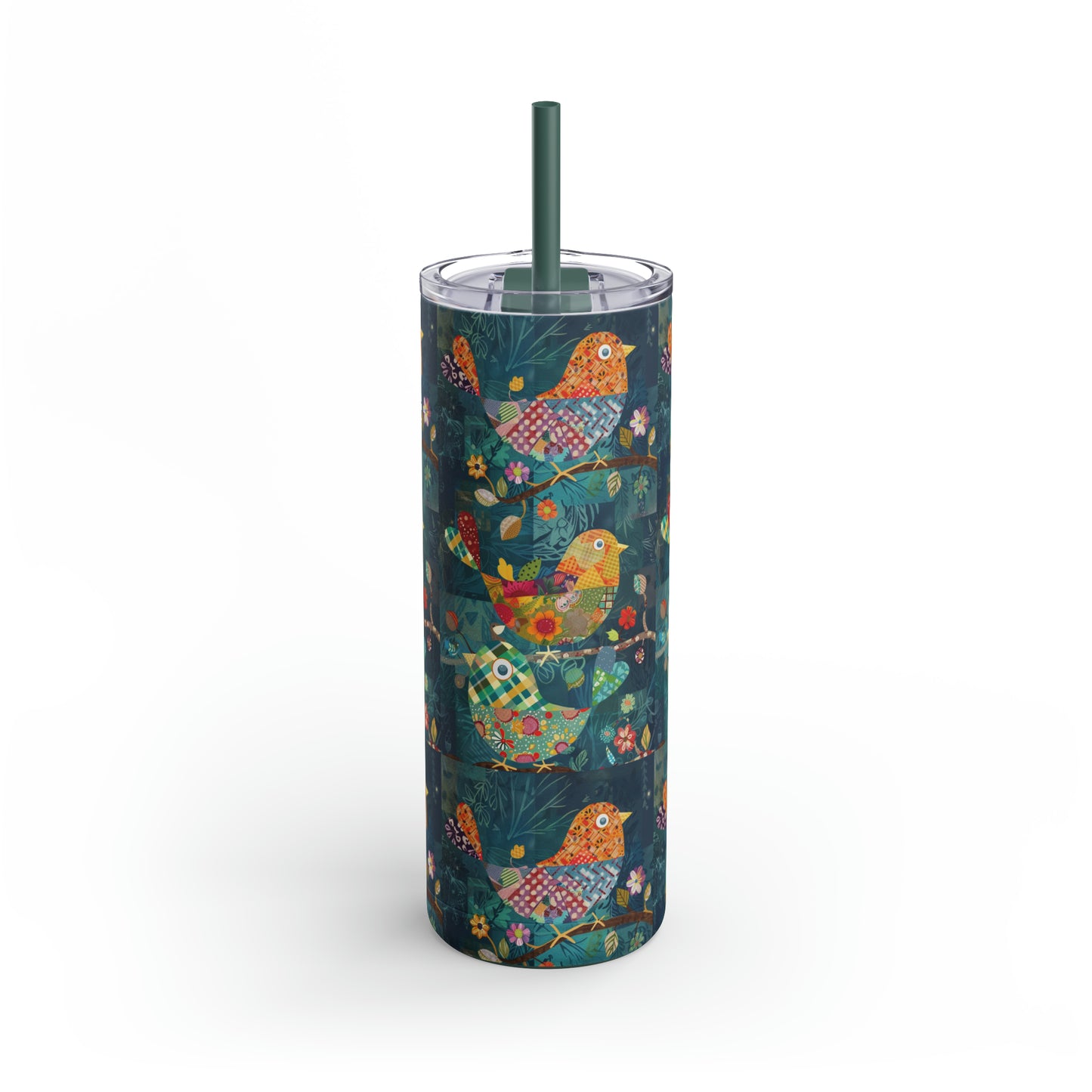 Quilted Birdie Tumbler, 20oz