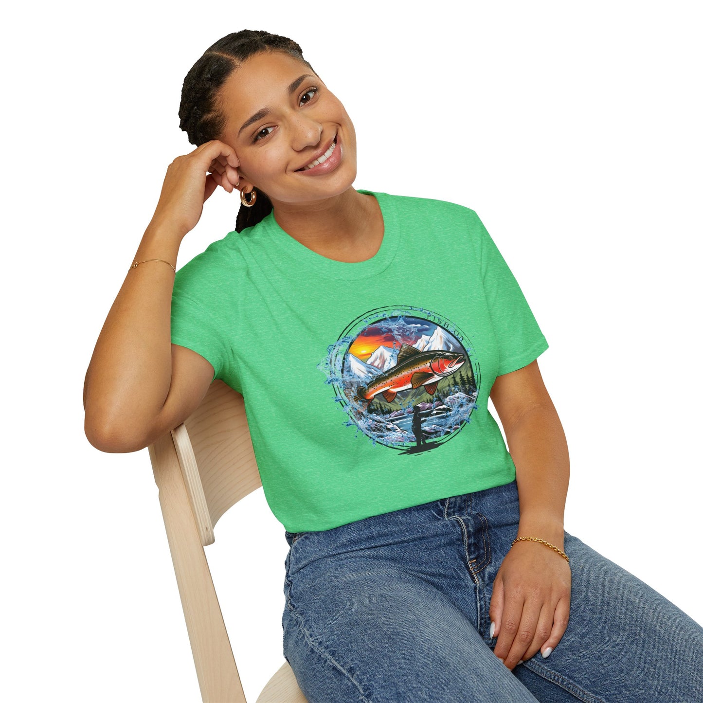 Fish On Unisex Softstyle T-Shirt