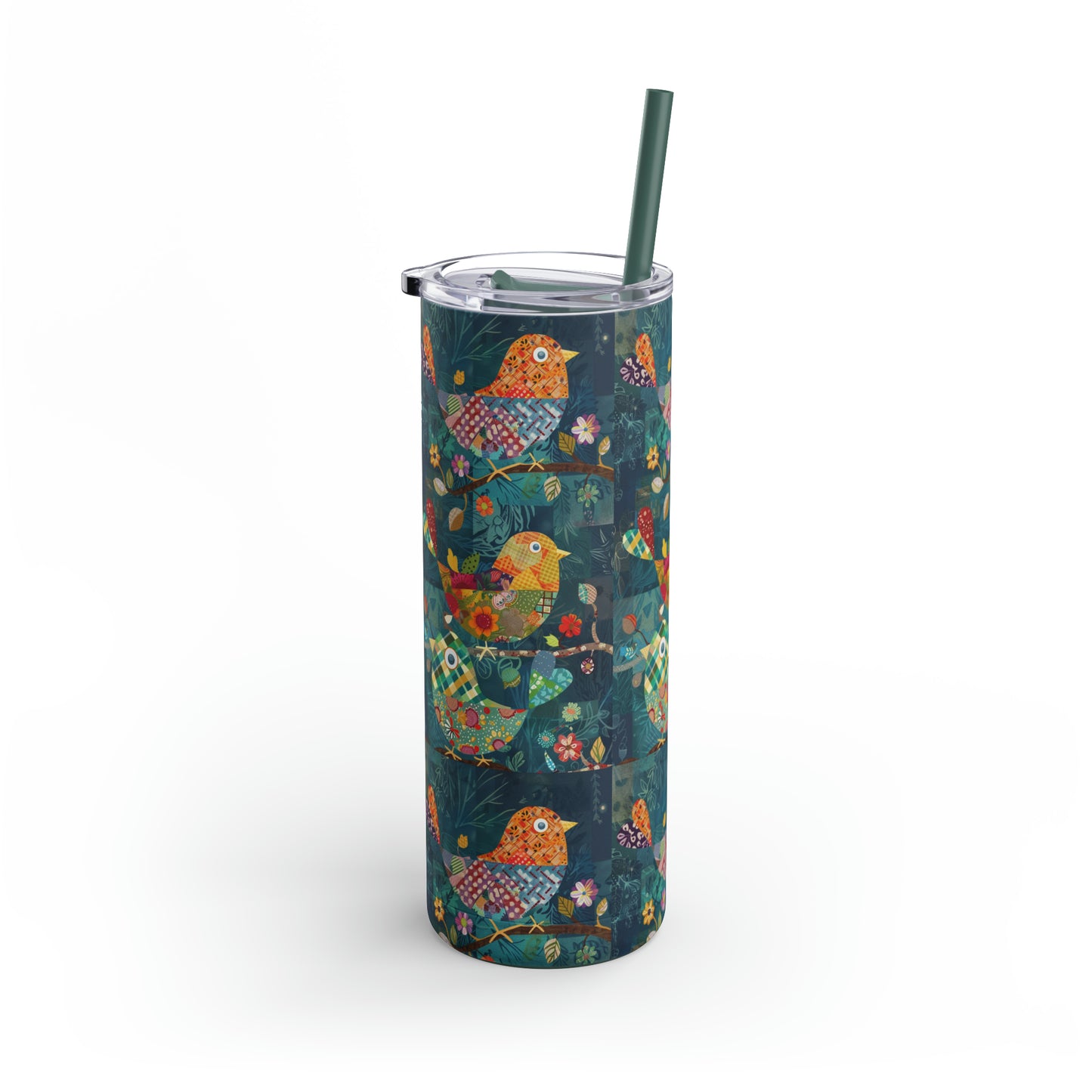 Quilted Birdie Tumbler, 20oz