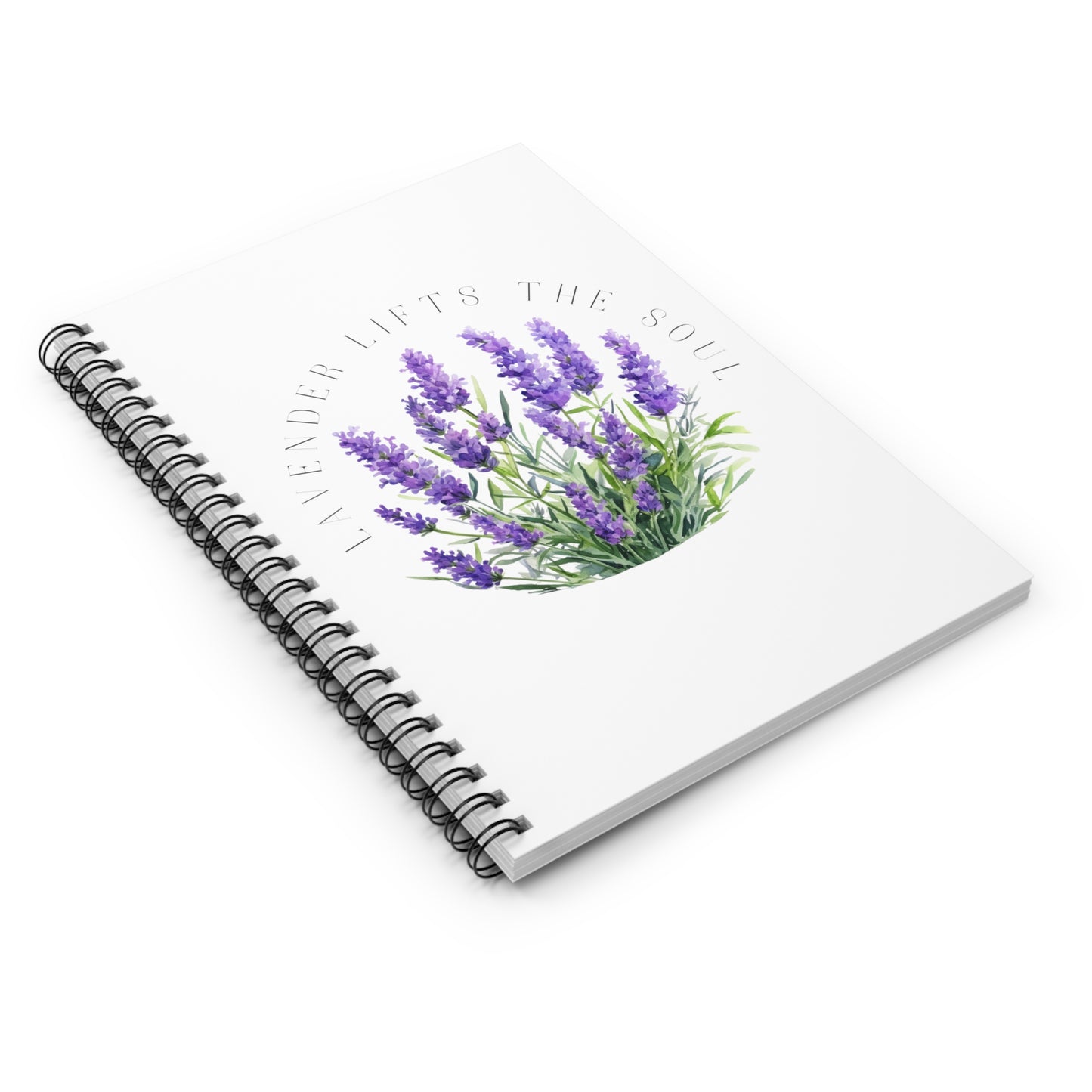 Lavender Lifts The Soul Notebook