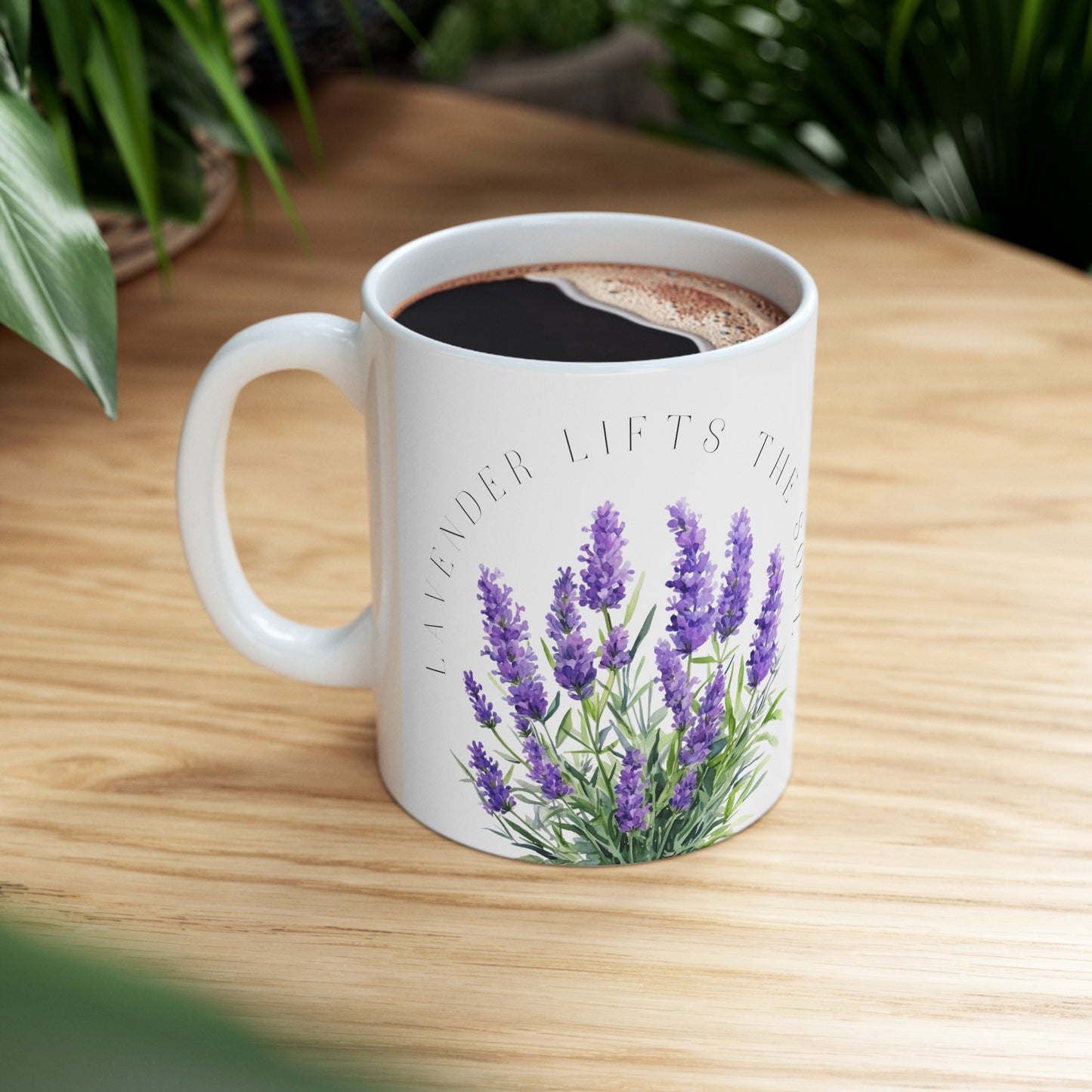 Lavender Lifts The Soul Mug