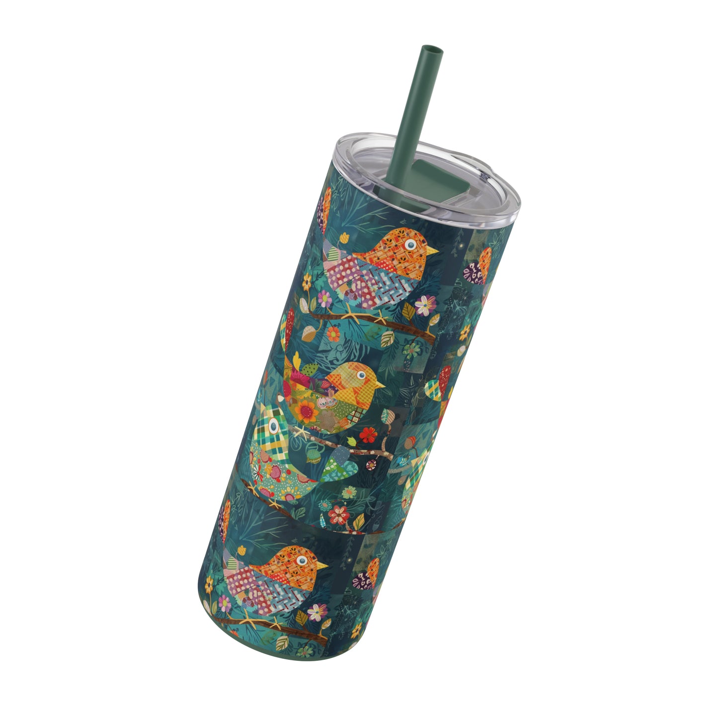 Quilted Birdie Tumbler, 20oz